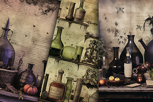 Witchs Potion Scrapbook