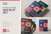 Hardcover Mockup Set, a Print Template by mockupatelier (Thumbnail 1 of 13)