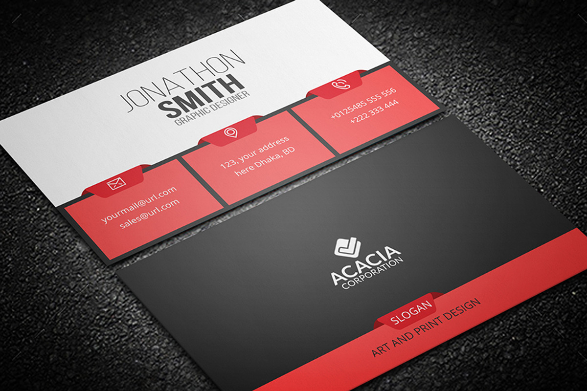 Creative Business Card, a Business Card Template by DesignGhar (Photo 1 of 4)