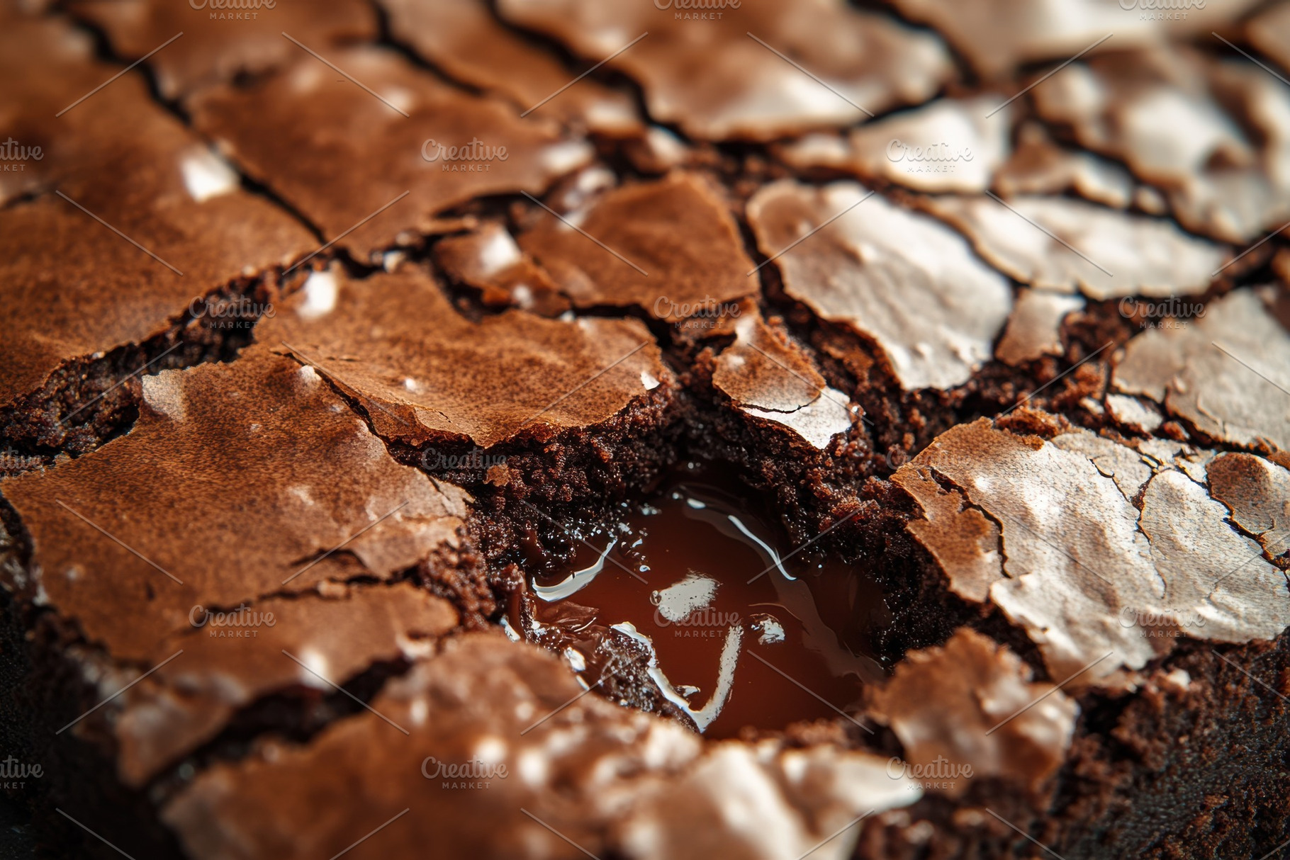 Delicious Chocolate Brownies Melted, a Background Photo by Pixeness