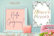 Touch of Gold Foil Textures, a Texture Graphic by U + Me Studio (Thumbnail 6 of 8)