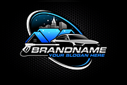 pressure washer car logo template, an Object Graphic by TFamz (Thumbnail 3 of 3)