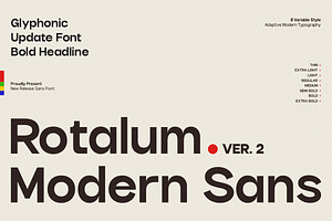 GC Rotalum Vol.II – Modern Bold Sans
