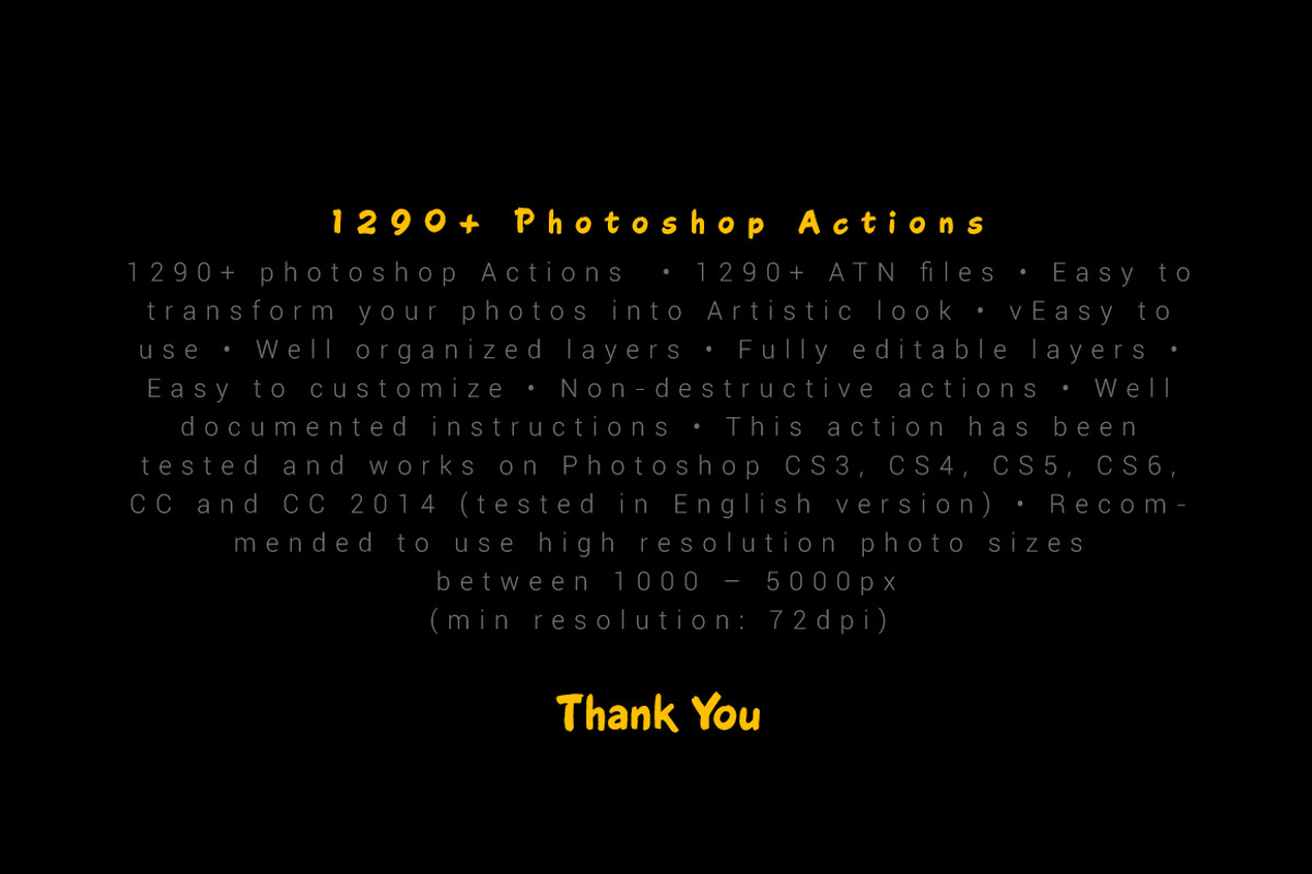 SALE - 1290 Photoshop Actions, an Action Add-On by DuoFankaar (Photo 15 of 15)