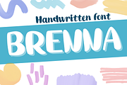 BRENNA, a Handwritten Font by Sirinart (Thumbnail 1 of 5)
