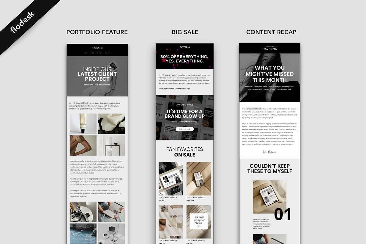 Flodesk Email Templates | Ravenna, an Email Template by Designorina (Photo 4 of 9)