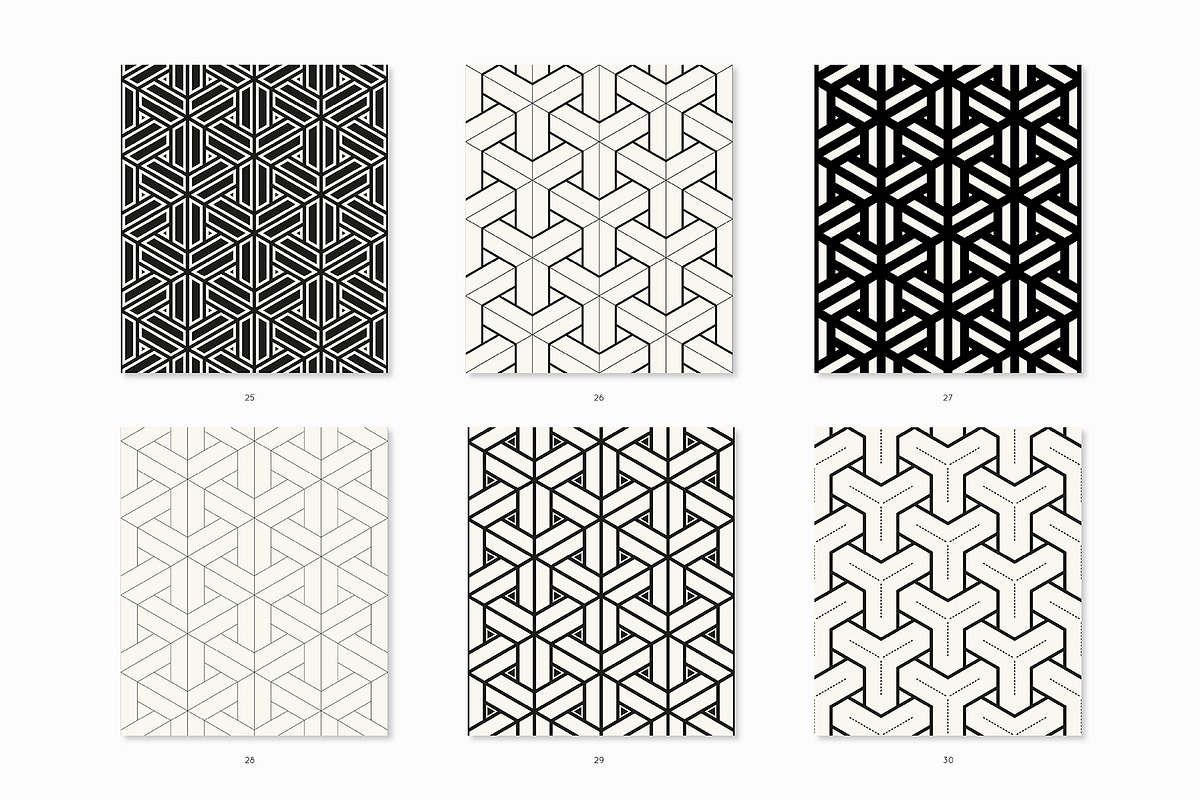 Essential Seamless Pattern Bundle, a Pattern Graphic by Curly_Pat (Photo 7 of 15)