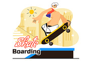 10 Extreme Skateboarding Tricks, a Sport Illustration by denayunebgt (Thumbnail 4 of 4)