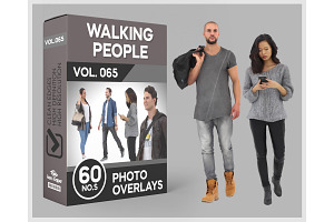 60 Walking People Photo Overlays, a Person Photo by KenScape