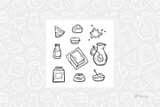 Doodle Dairy Products, a Pattern Graphic by AllNikArt (Thumbnail 3 of 3)