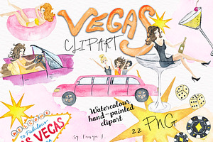 Vegas Watercolor Collection