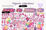 vector set Cute Unicorn, an Animal Illustration by WINDmade (Thumbnail 4 of 6)