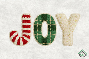 Crochet Joy Christmas  PNG, an Illustration by Craft Nest