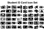 Student ID Card Icon Set, a Graphic by hafijul (Thumbnail 1 of 14)