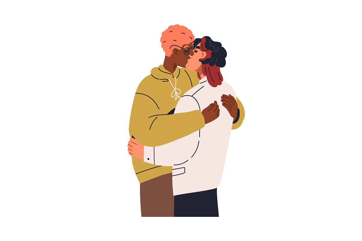 Lgbt love couples kissing set, a Person Illustration by Good Studio (Photo 10 of 11)