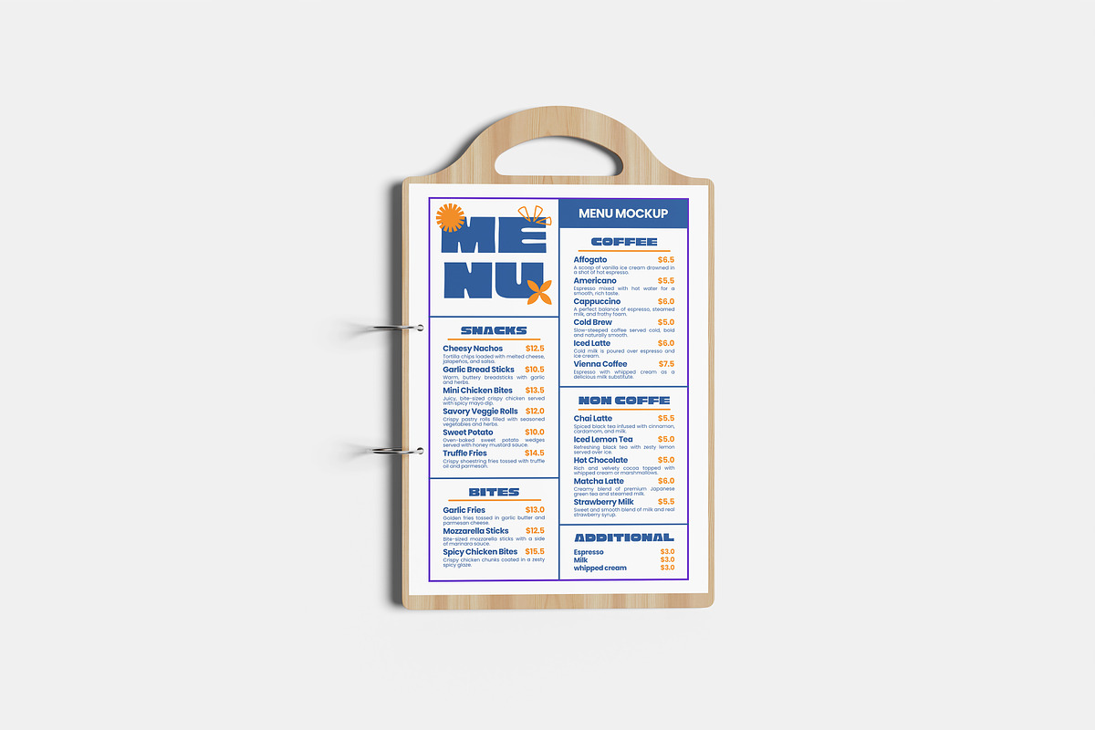 Menu Mockup, a Packaging Mockup by Hazzpro_Std (Photo 5 of 5)