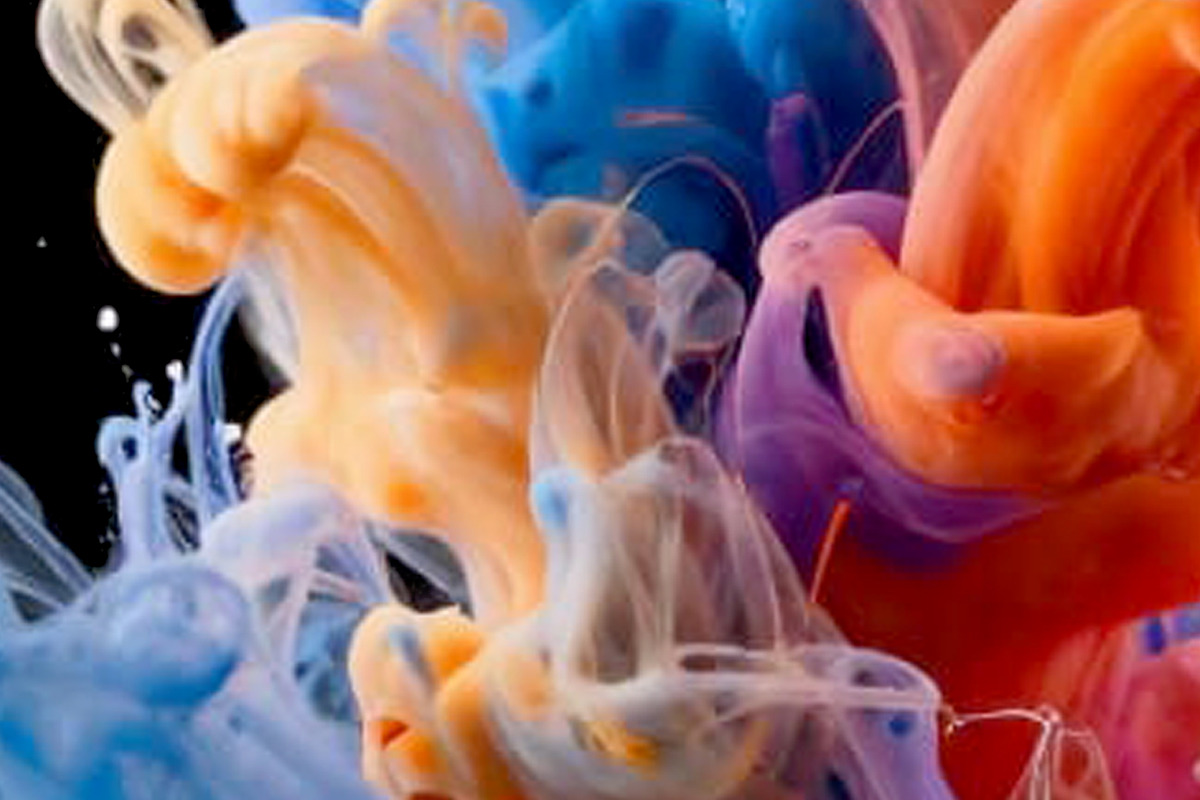 Fluid Colorful Splash Backgound, a Decorative Illustration by Sharon Schwalbe (Photo 4 of 5)
