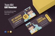 Yoga Girl Gift Voucher, a Print Template by Esensifiksi.studio (Thumbnail 1 of 2)