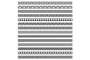 Border Decoration Seamless Patterns