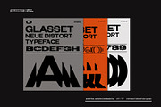 Glasset – Experimental Distort Font, a Sans Serif Font by Drizy (Thumbnail 7 of 10)