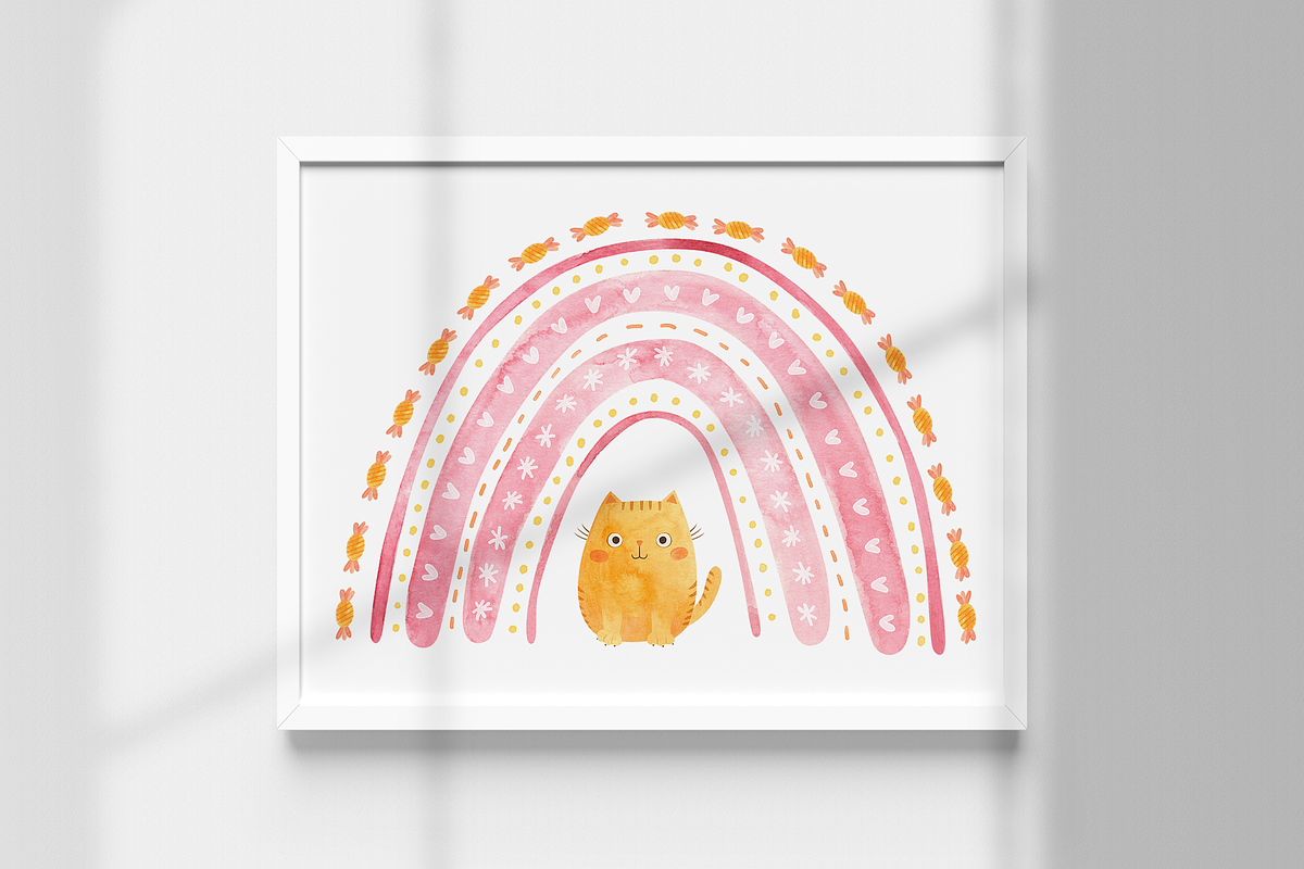 Pink Halloween Clipart & Patterns, a Decorative Illustration by Valin Malin (Photo 4 of 14)