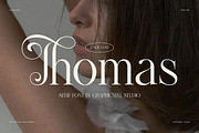 Thomas Elegant Serif Font, a Serif Font by Graphicxell (Thumbnail 1 of 8)