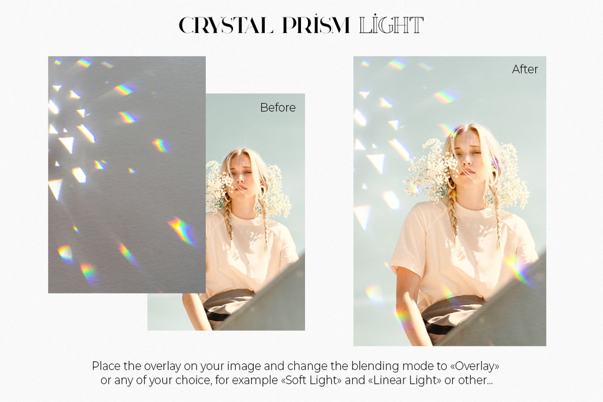Crystal Prism Light / 30 Overlays, a Layer Style Add-On by Julie&Taily (Photo 5 of 13)
