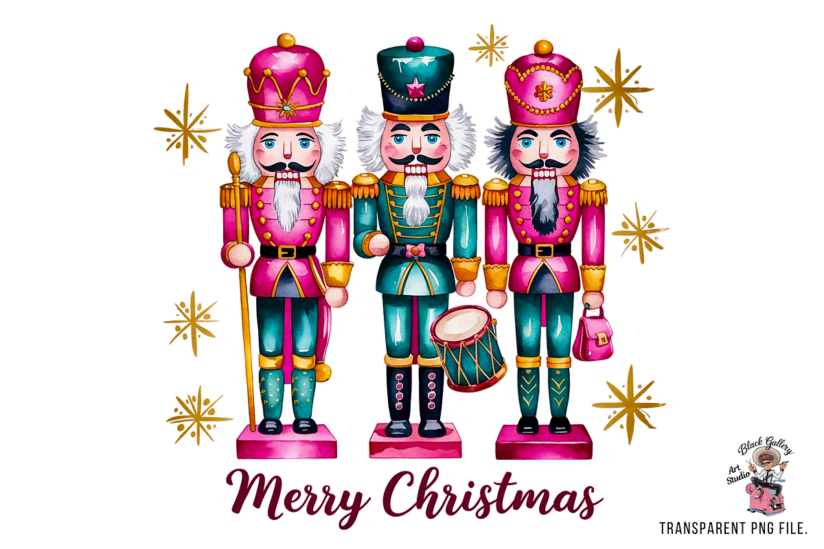 Christmas Nutcracker,Merry Christmas, a Graphic by Clipart Bloom (Photo 1 of 2)