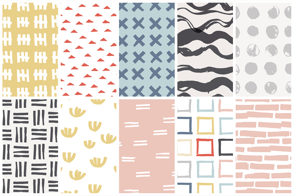 Hand drawn patterns, a Pattern Graphic by Magnia (Photo 9 of 9)