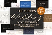 The Wedding Calligraphy Font Bundle, a Script Font by Calamar Studio (Thumbnail 1 of 18)