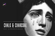 Chalk & Charcoal - Procreate Brushes, a Brush Add-On by AMStudio. (Thumbnail 1 of 6)