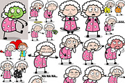 Grandmother ~ Cartoon Character Set, a Person Illustration by The Toon Company (Thumbnail 6 of 12)
