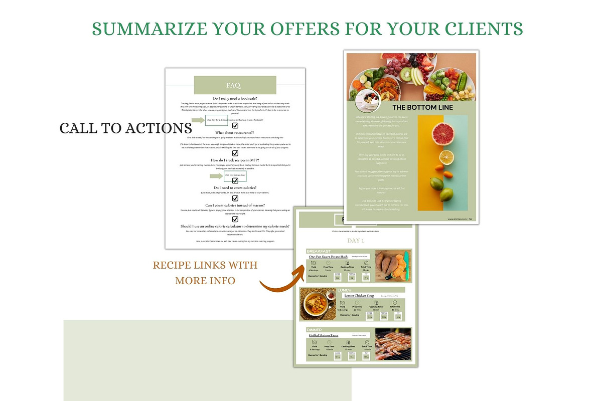 Macronutrients tracking Guide, Ebook, a Books & Magazine Mockup by Millennials Marketing (Photo 4 of 9)