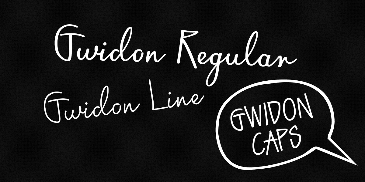 Gwidon, a Script Font by GRIN3 (Nowak) (Photo 4 of 5)