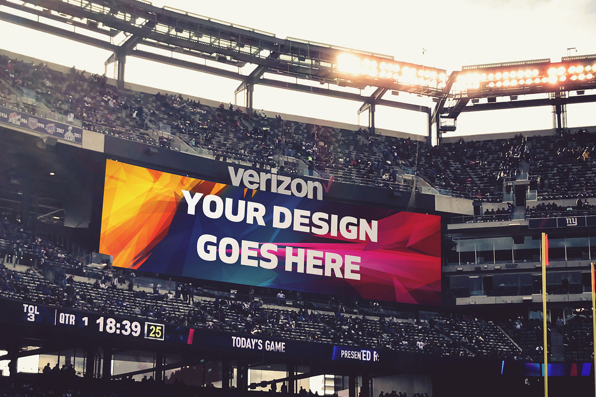 24 PSD NFL Stadium Mockup #1, a Mockup by Laura (Photo 2 of 25)