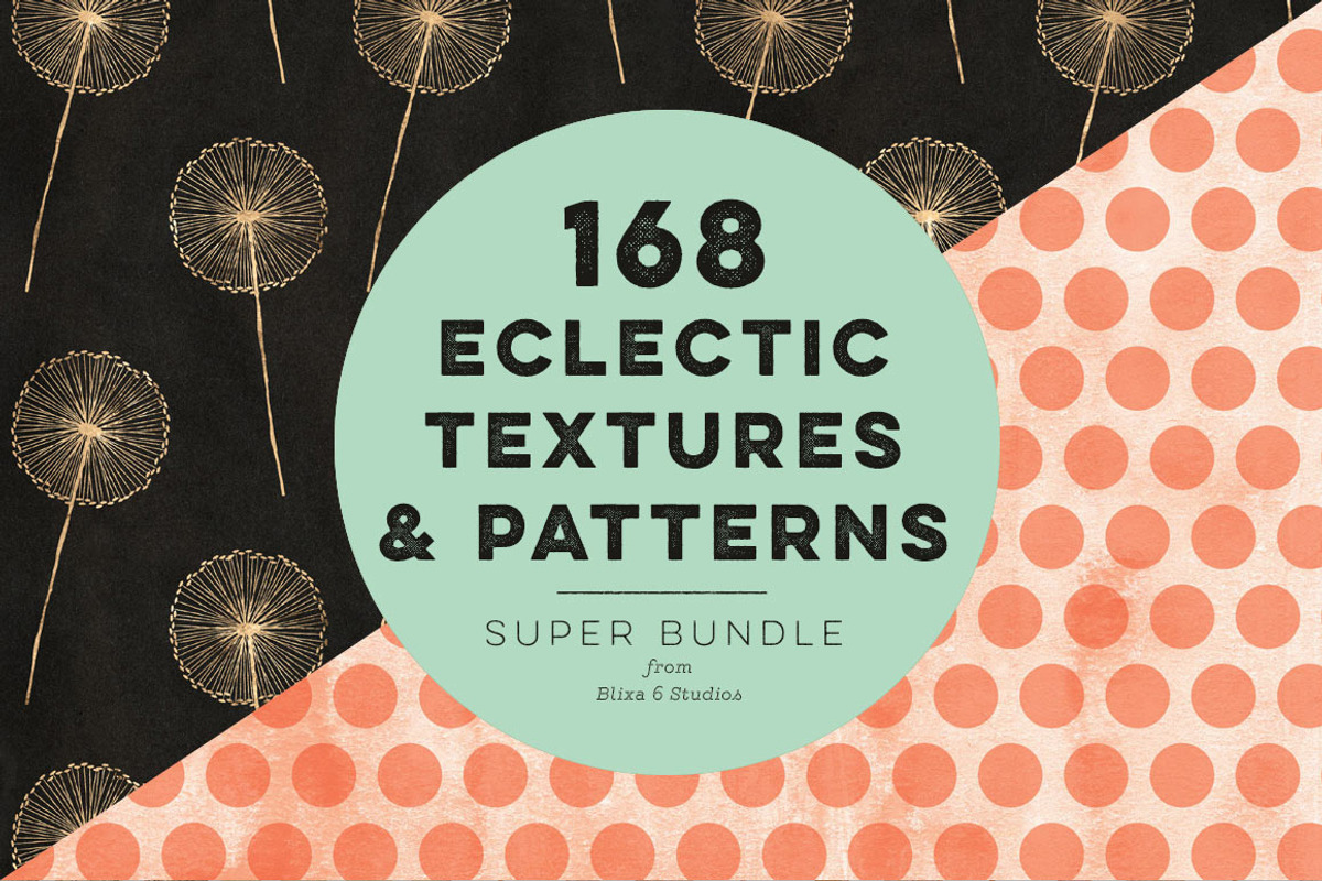 168 Eclectic Textures & Patterns, a Pattern Graphic by Blixa 6 Studios (Photo 1 of 8)