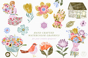Blooming Cottage Collection, an Illustration by PetiteMarket (Thumbnail 2 of 4)