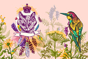 Boho animals, an Animal Illustration by Steshnikova (Thumbnail 2 of 4)