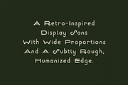 Retrograde Wide Vintage Placard Sans, a Sans Serif Font by Struvictory.art (Thumbnail 2 of 10)