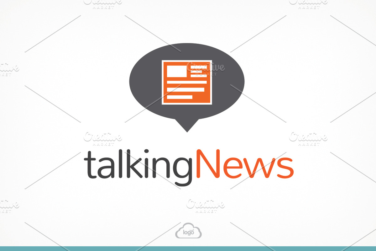 Talking News Logo Template, a Branding & Logo Template by Logo Heaven (Photo 1 of 5)