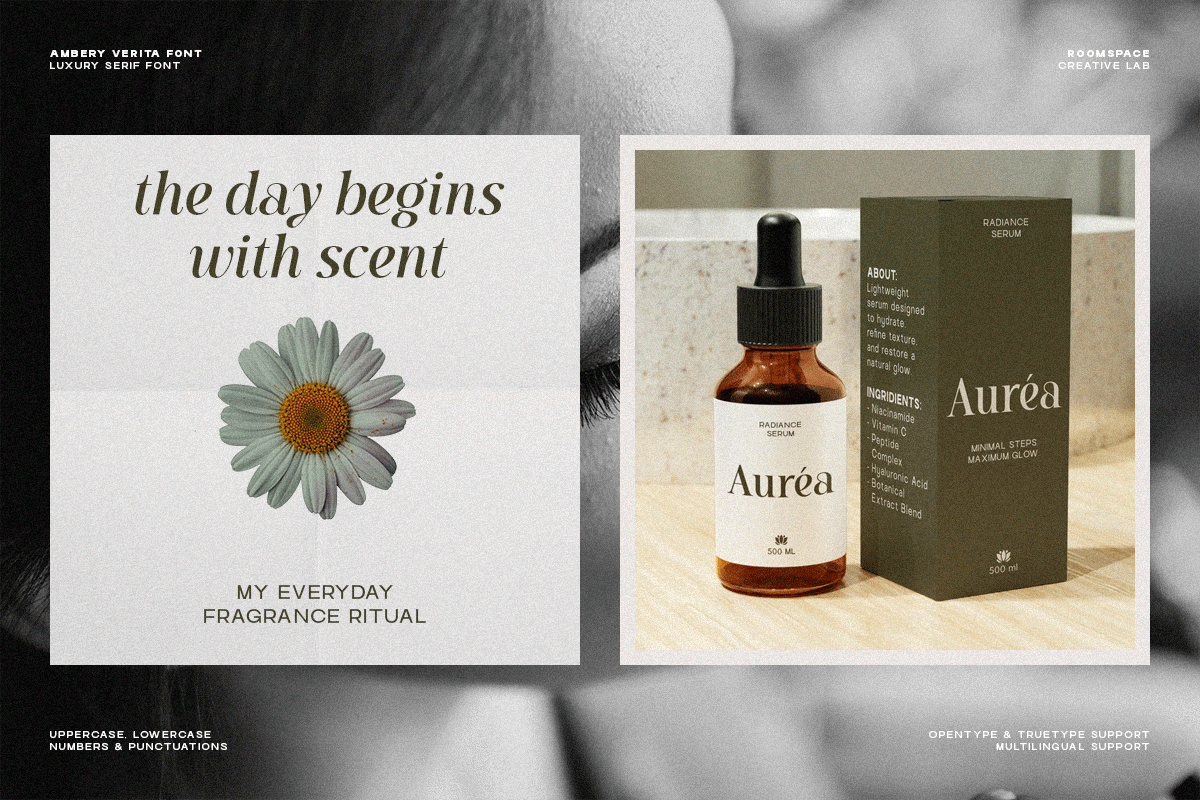 Ambery Verita – Elegant Modern Serif, a Serif Font by roomspace creative lab (Photo 6 of 10)