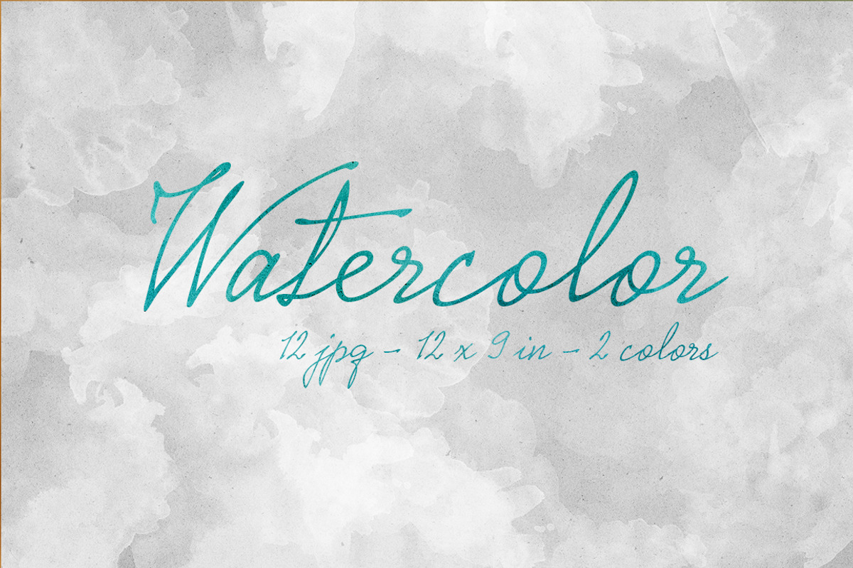 12 Blue Watercolor Backgrounds, a Texture Graphic by Orange Fox (Photo 4 of 4)