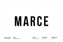 Marce - Powerful Font Family