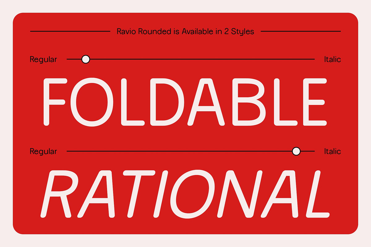 Ravio Rounded, a Sans Serif Font by Craft Supply Co. (Photo 2 of 8)