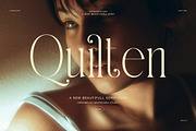 Quilten Elegant Serif Font, a Serif Font by Graphicxell (Thumbnail 1 of 8)