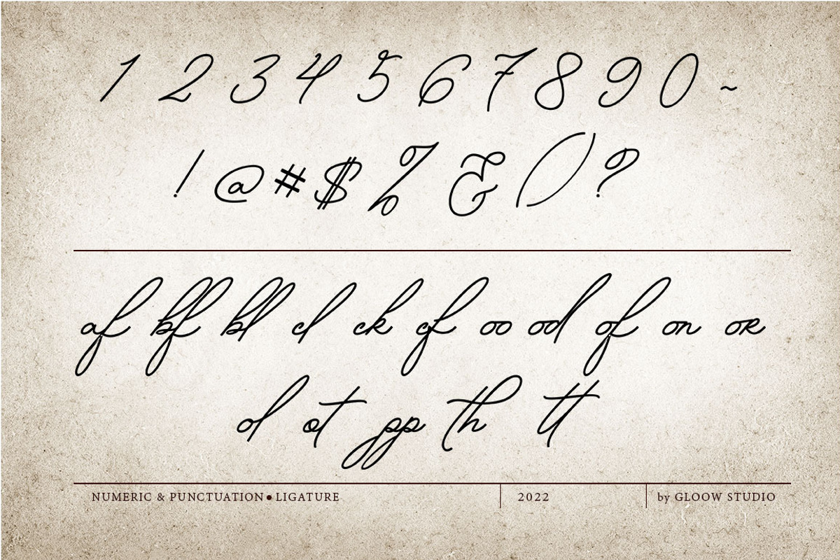Betriciya Signature, a Script Font by GloowStudio (Photo 10 of 11)