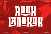 Rook Lanakox - Typeface Font, a Sans Serif Font by QR Design Studio (Thumbnail 1 of 7)