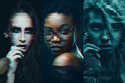 VHS Glitch Pro - Photoshop Action, an Action Add-On by iDoodle Studio (Thumbnail 1 of 4)