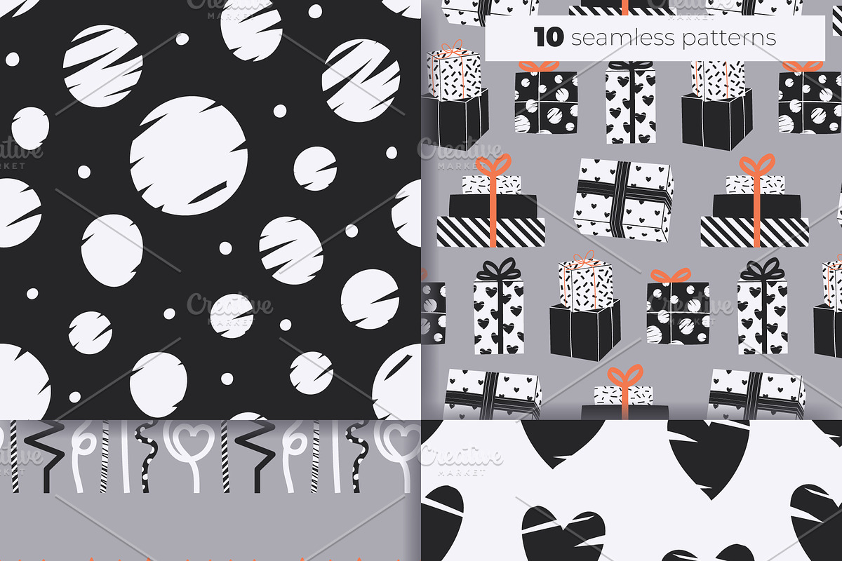 Birthday Clipart, Cards & Patterns, an Object Graphic by Panna Limon Store (Photo 5 of 7)