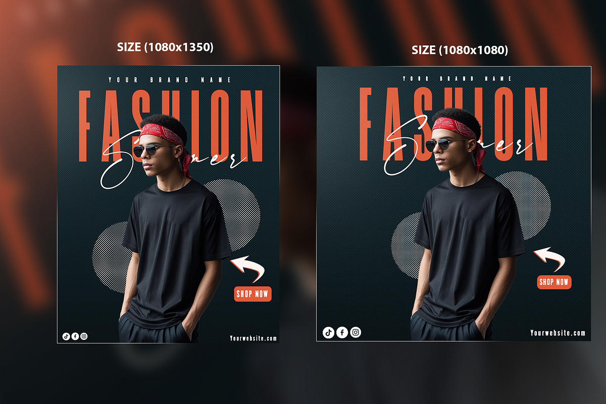 Fashion Social Media Poster, a Social Media Template by presetsroom (Photo 3 of 3)